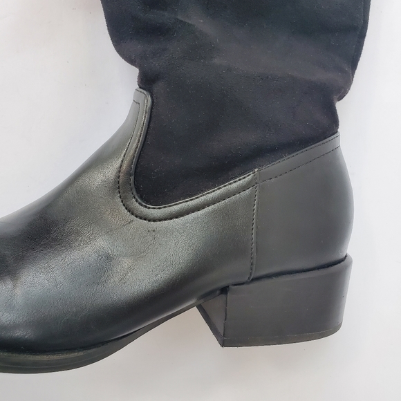 T. Hilfiger MADELEN Black Riding Knee Boots Size 6.5 - EUC! - Picture 6 of 16